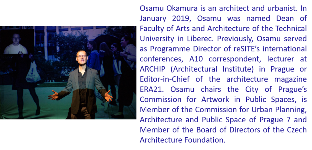 Osamu Okamura as actor in the Virtual Ritual performance + Bio