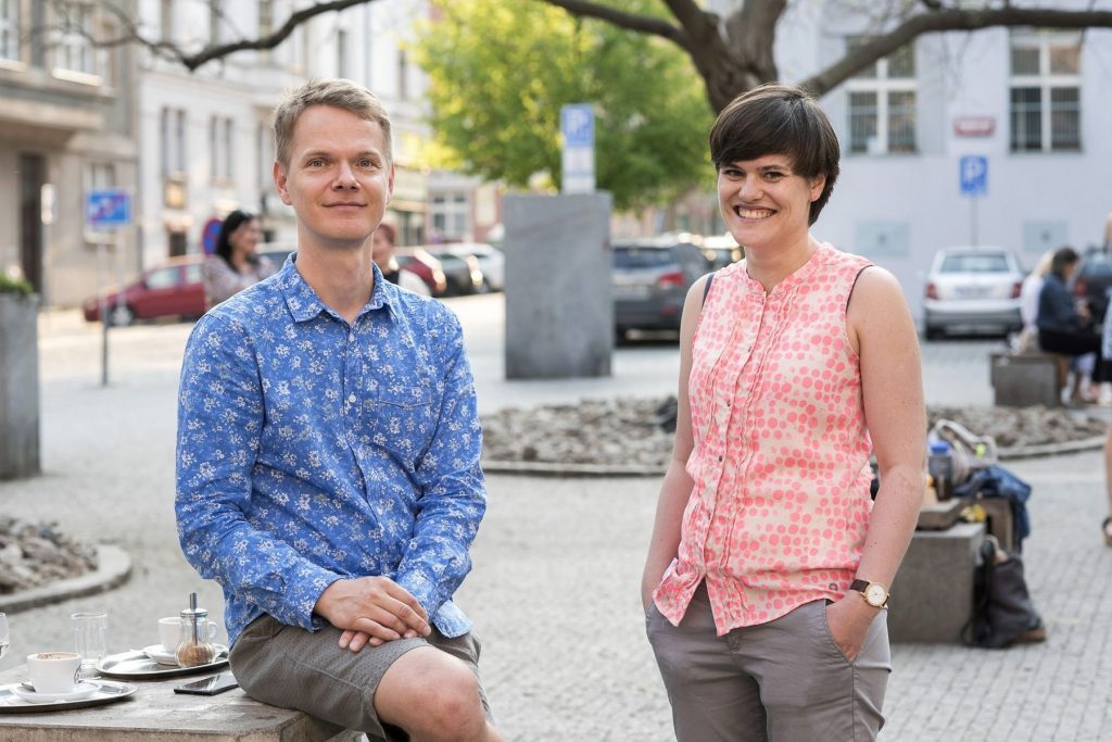 Stefanie Heublein and Kamil Pavelka, Goethe-Institut Prague.